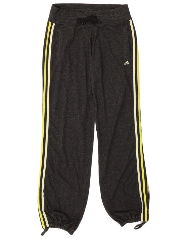ADIDAS Ženske Climalite Trenirke Hlače Joggers UK 8/10 Male sive