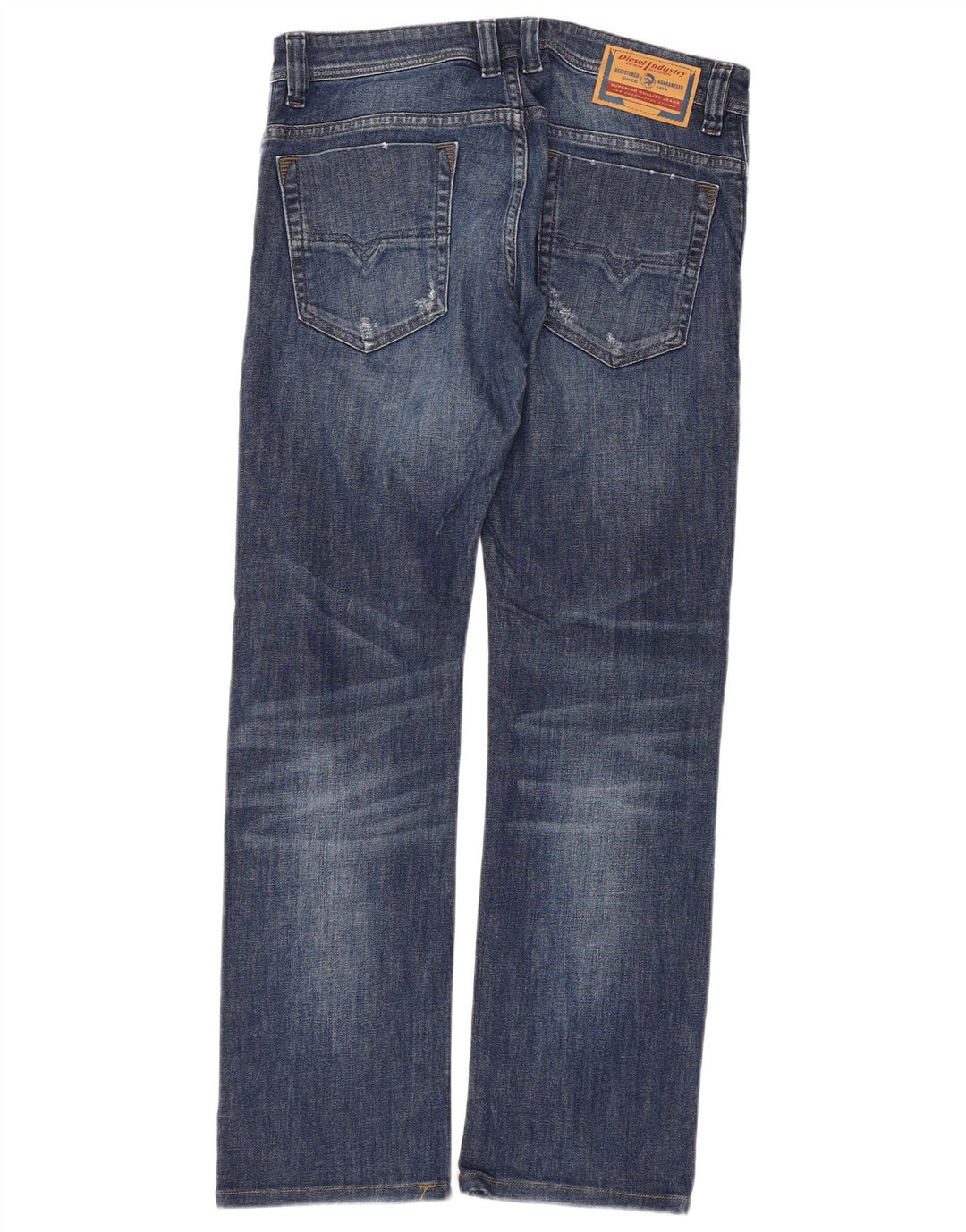 Diesel Mens Safado Regular Slim Straight Jeans W30 L30 Plavi pamuk