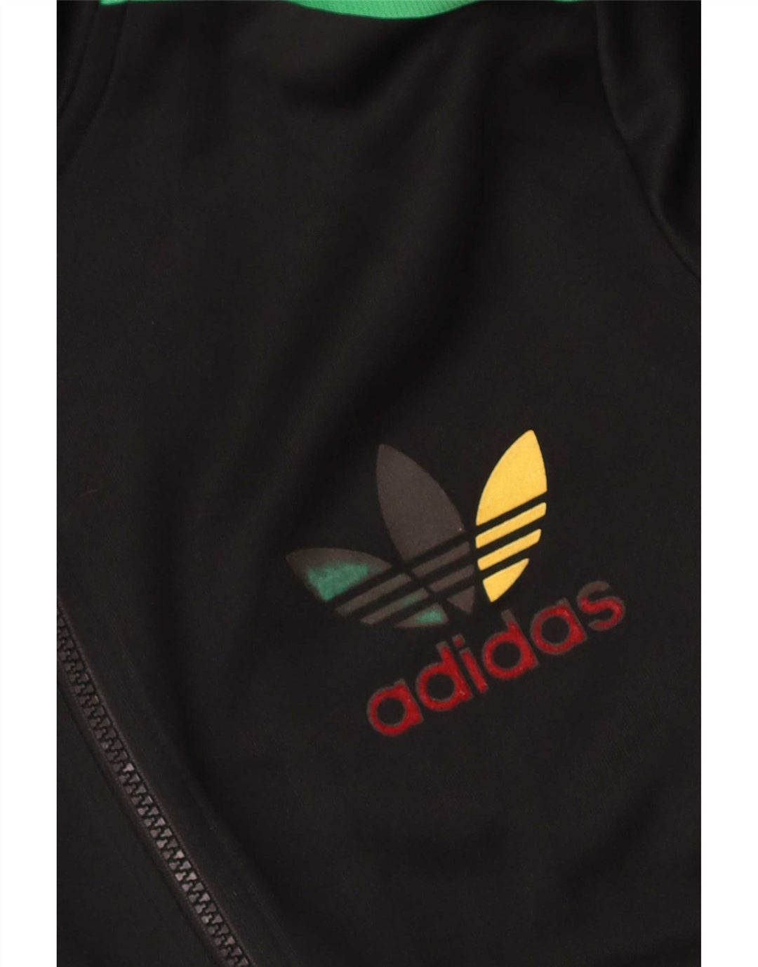 Adidas muški pulover s kapuljačom na patentni zatvarač srednje crne boje od poliestera