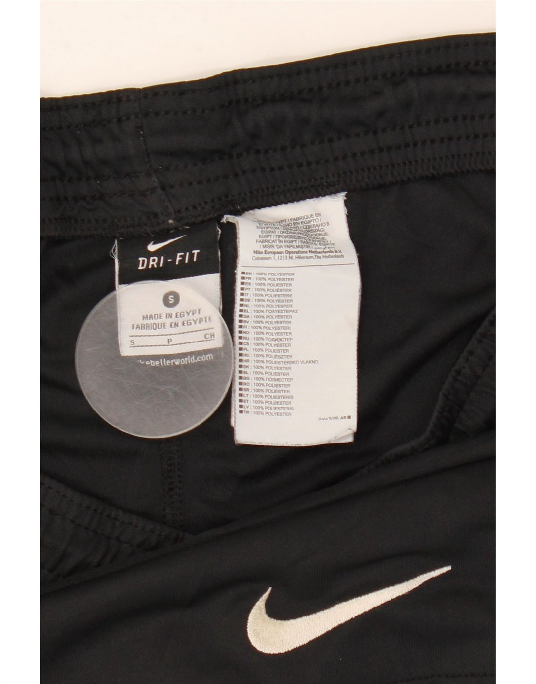 Male crne sportske kratke hlače Nike Dri Fit od poliestera