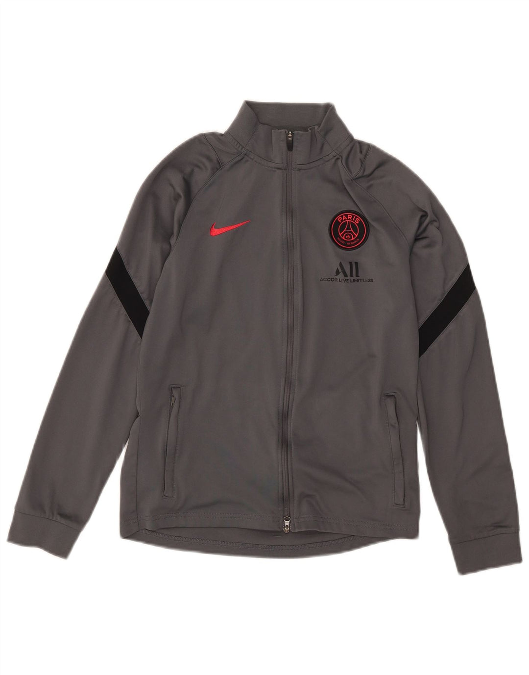 Nike Boys Paris Saint- Germain Gornja jakna trenirke 12-13 godina velika siva