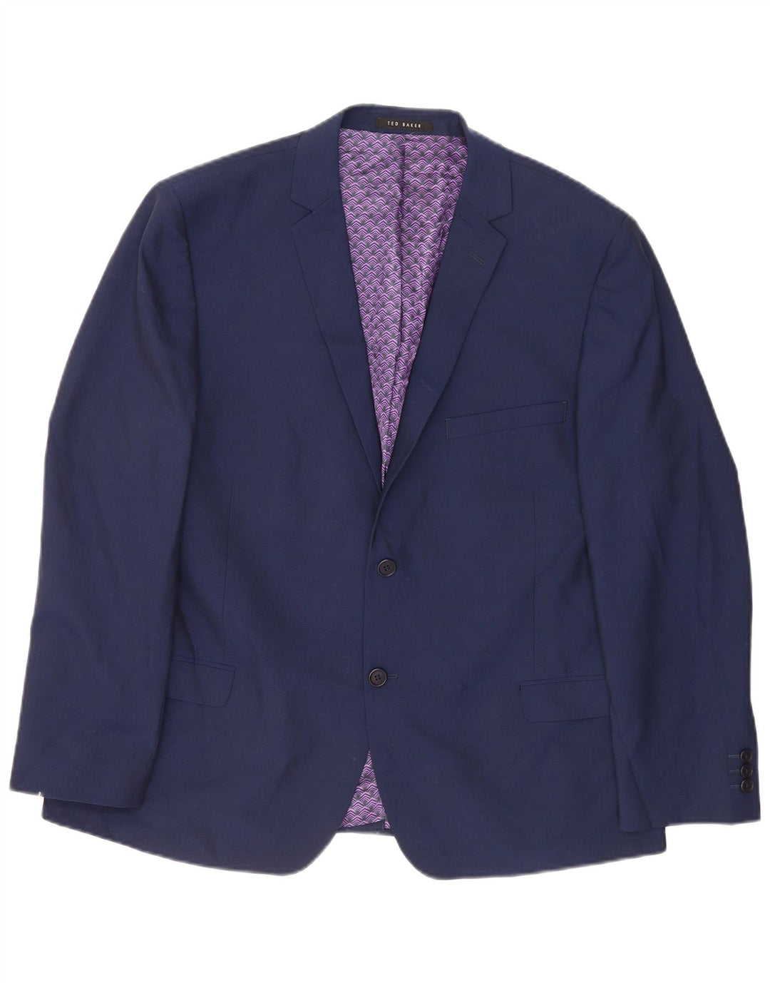 Ted Baker muška jakna sako s 2 gumba UK 46 3XL tamnoplava vuna