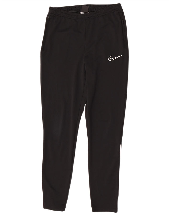 Nike muške Dri Fit hlače za trenirku male crne poliesterske