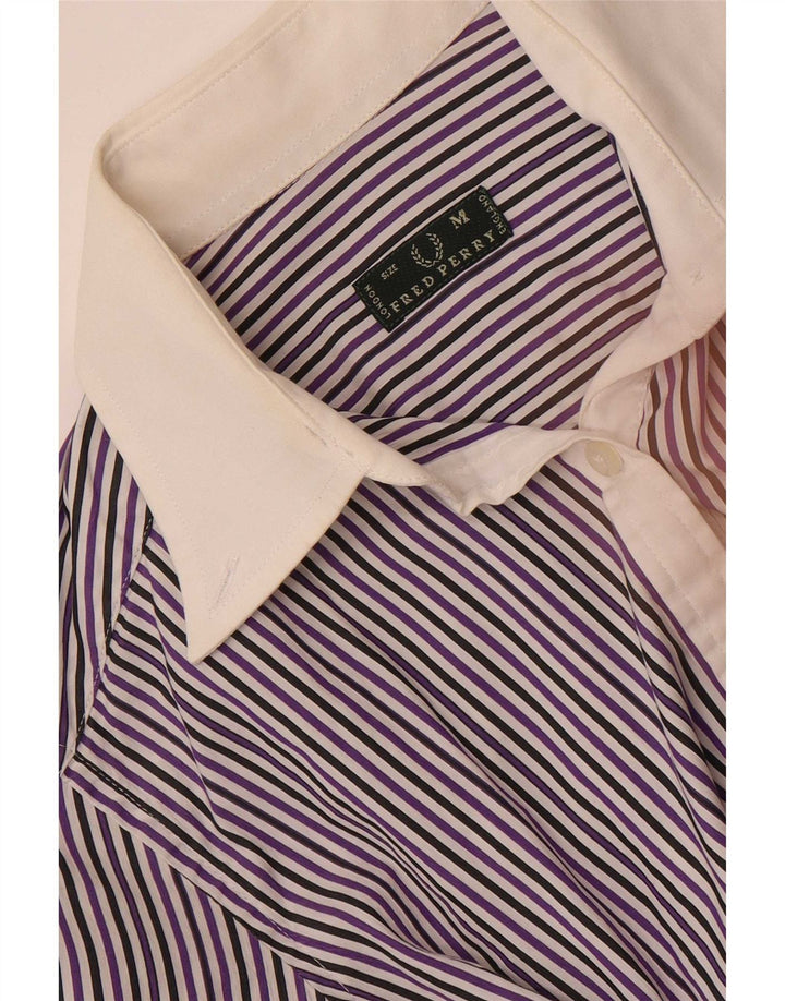 Fred Perry ženska svečana košulja UK 12 srednje ljubičaste pruge