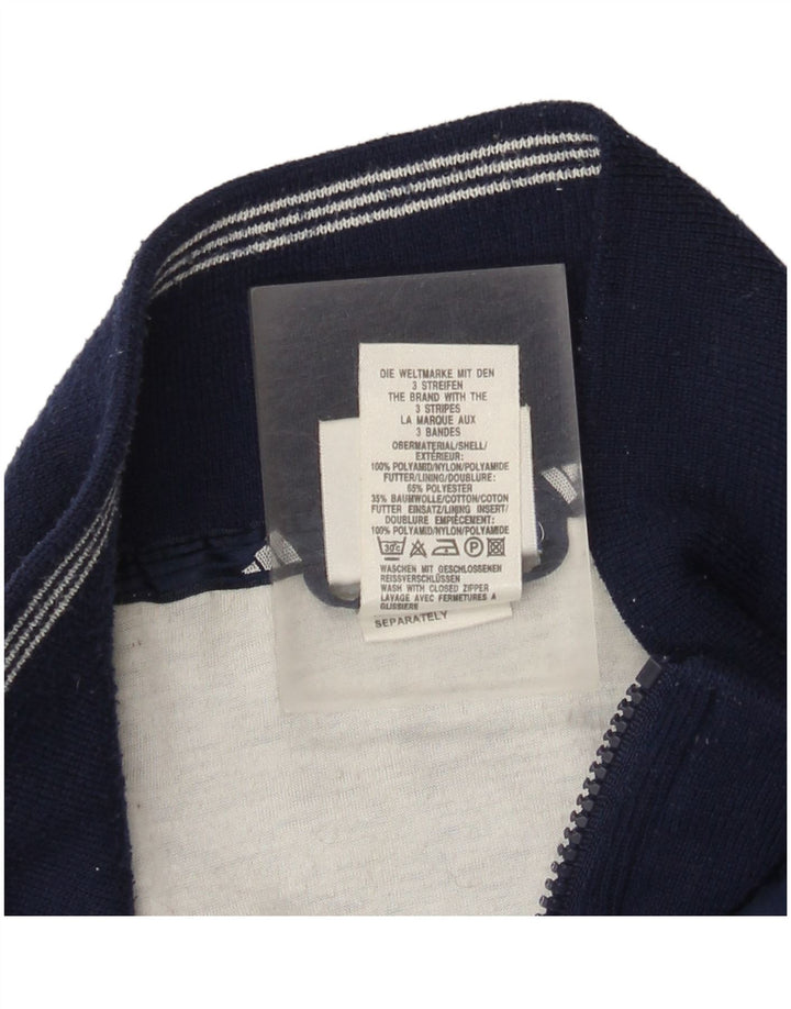 Adidas ženska prevelika vjetrovka jakna UK 14 Medium tamnoplava poliamid