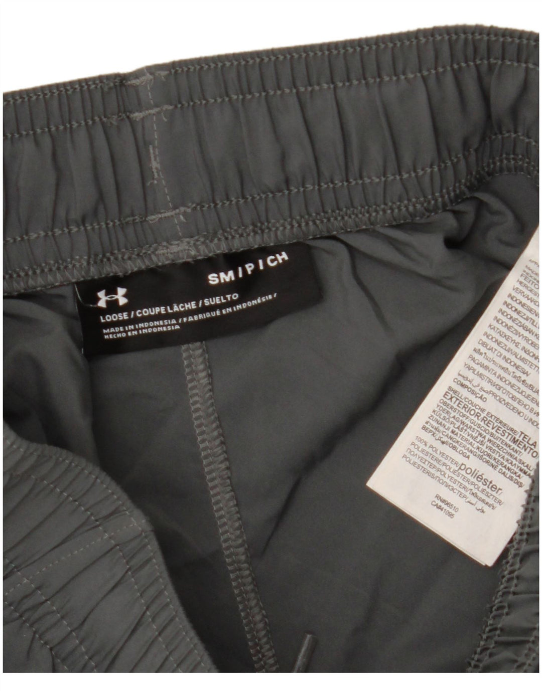 UNDER ARMOUR Mens Graphic Sport Shorts Small  Grey Polyester