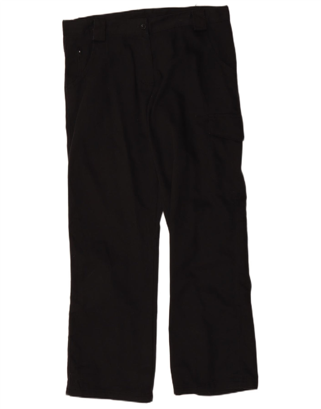 Dickies ženske ravne kargo hlače UK 12 srednje W36 L31 crni poliester