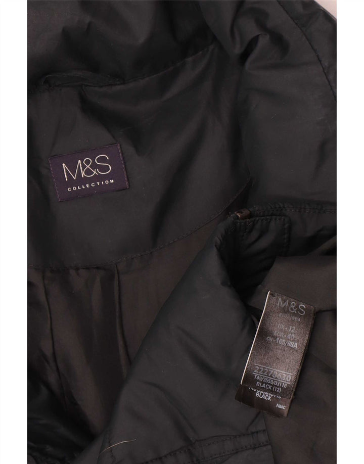Ženska podstavljena jakna Marks & Spencer UK 12 Medium Navy Blue Polyester
