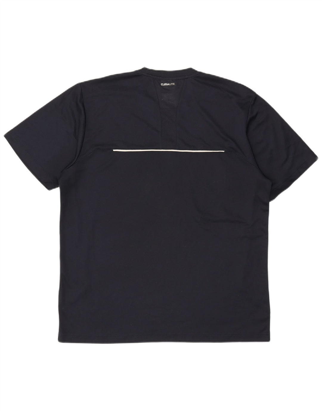 ADIDAS Mens Climalite T-Shirt Top Large Navy Blue