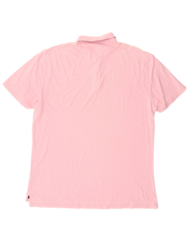 Massimo Dutti muška polo majica 2XL ružičasti pamuk