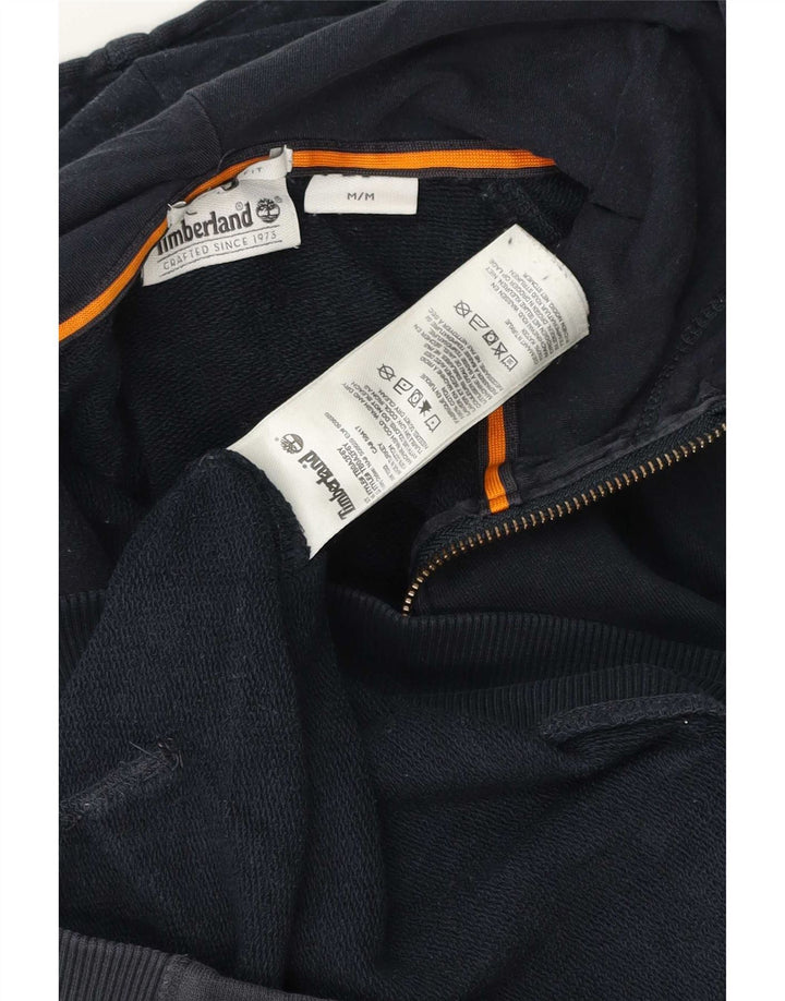 Timberland muški pulover s kapuljačom na patentni zatvarač srednje tamnoplavi pamuk