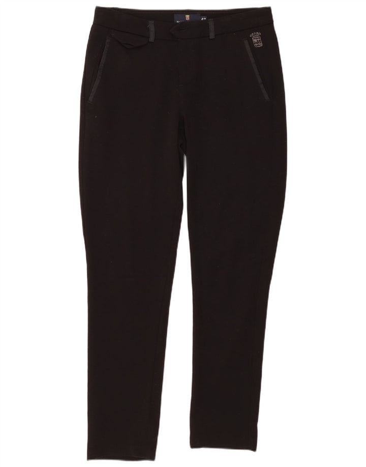 MARINA MILITARE Ženske uske ležerne hlače IT 42 srednje W30 L28 crne