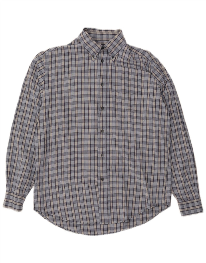 CALVIN KLEIN JEANS Muška košulja velika plava karirana viskoza