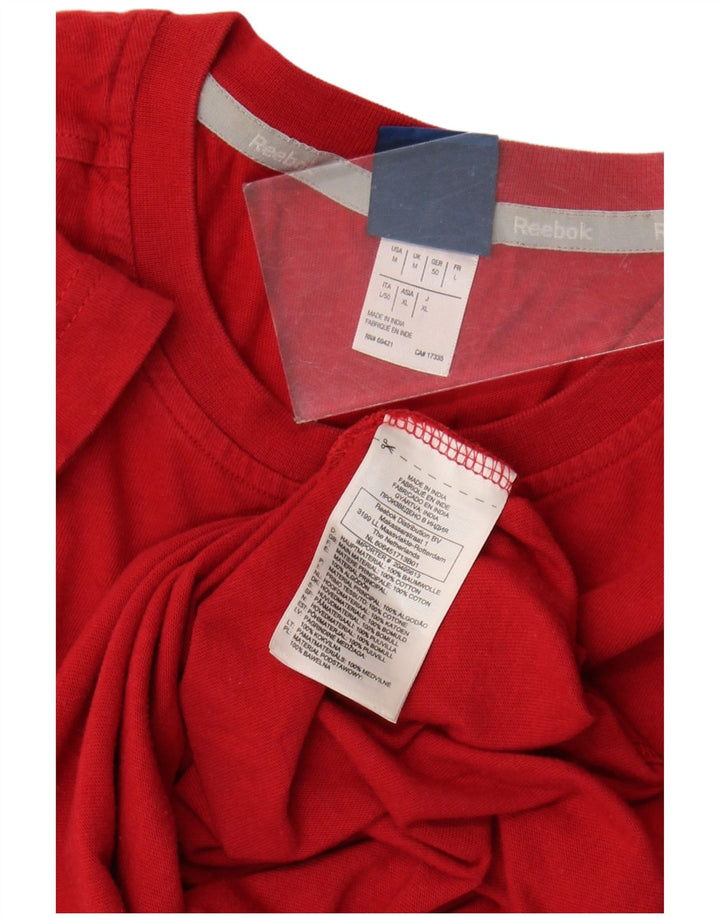 Reebok muška majica kratkih rukava Srednje crveni pamuk