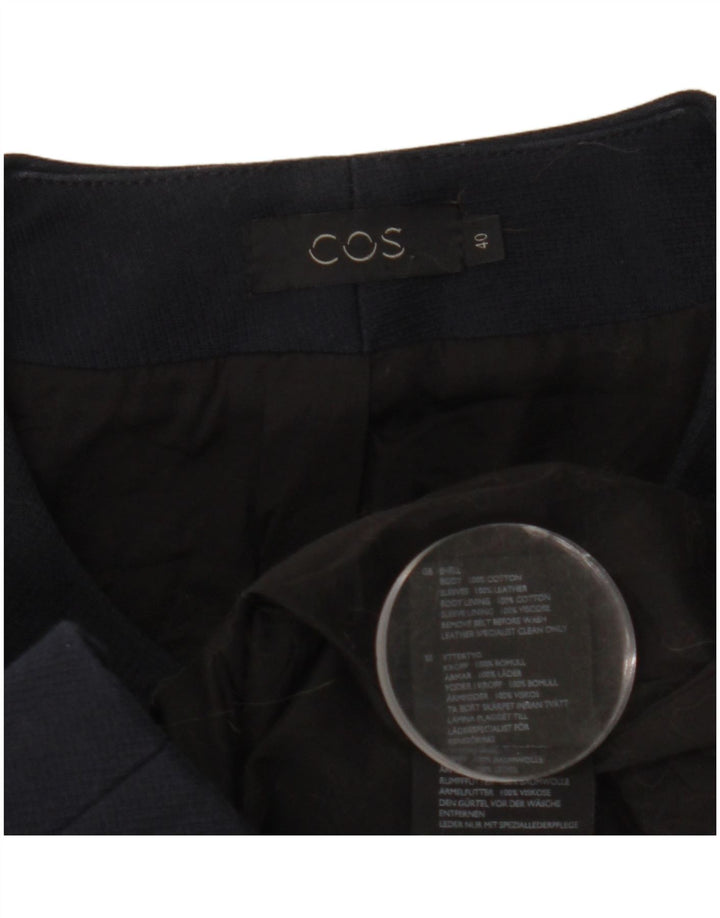 Cos ženska jakna jakna EU 40 Srednje tamnoplavi pamuk u blokovima boja