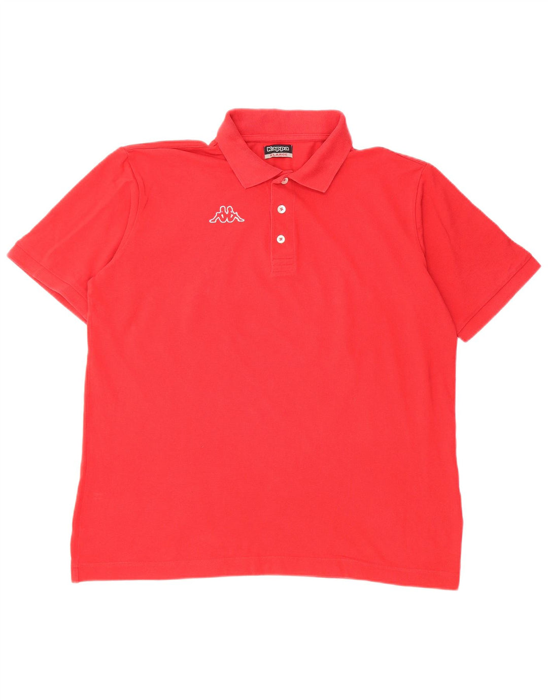 KAPPA Mens Polo Shirt XL Red Cotton