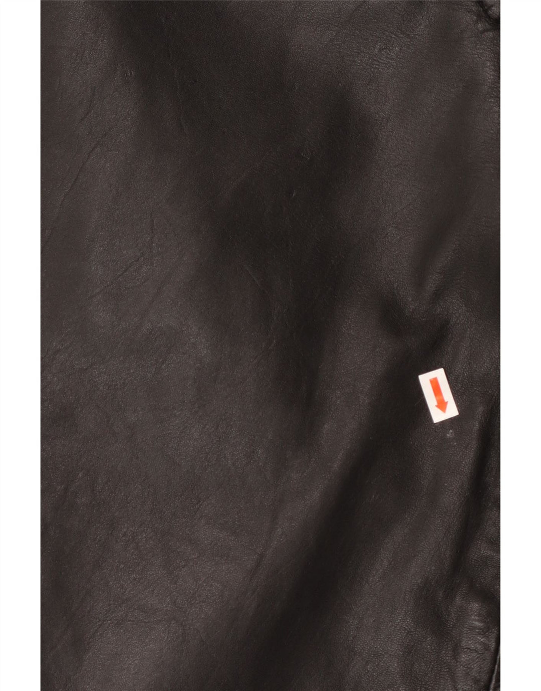 VINTAGE ženske kožne hlače Bootcut UK 12 srednje W30 L32 crne