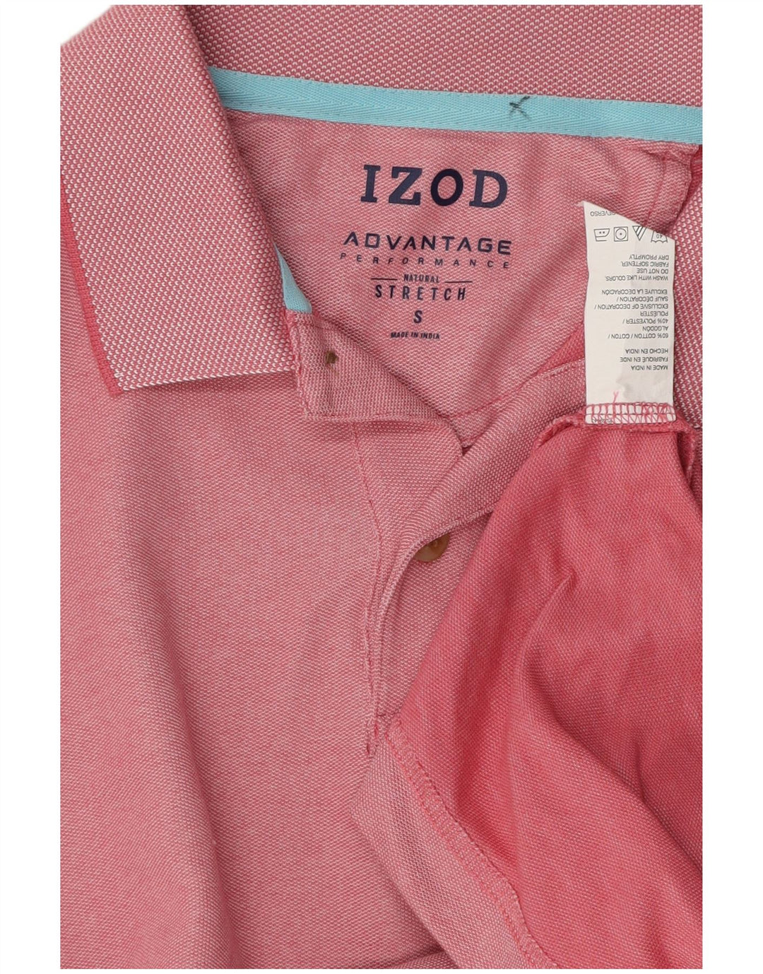 IZOD Muška polo majica mala ružičasta pamučna