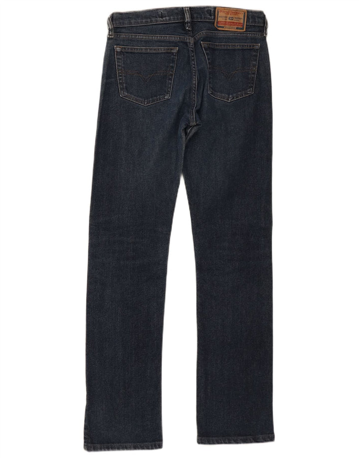 DIESEL Ženske ravne traperice W27 L30 tamnoplavi pamuk