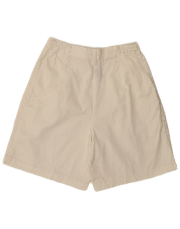 Lee Ženske ležerne kratke hlače visokog struka US 12 Large W28 bijeli pamuk
