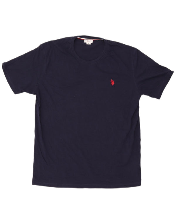 U.S. Polo Assn. Mens T-Shirt Top XL Navy Blue Cotton