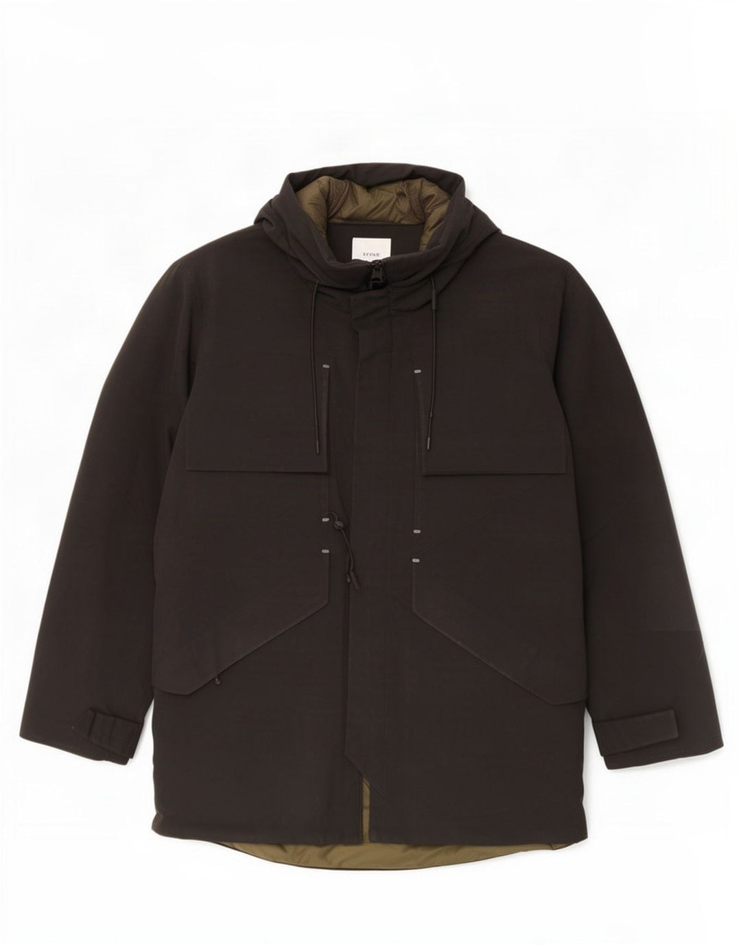 Zara muška vjetrovka s kapuljačom UK 36 mali crni poliester