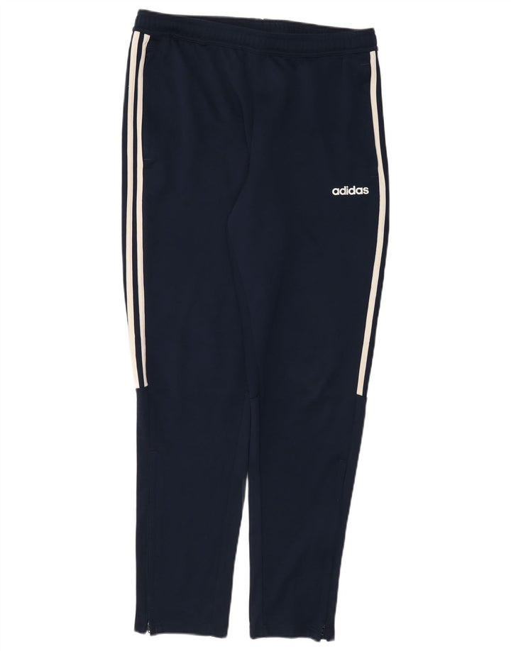 Adidas muške trenirke Climalite, velike tamnoplave hlače od poliestera