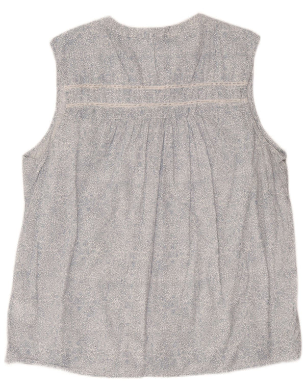 Mountain Warehouse Ženska majica bez rukava UK 20 2XL Plava cvjetna