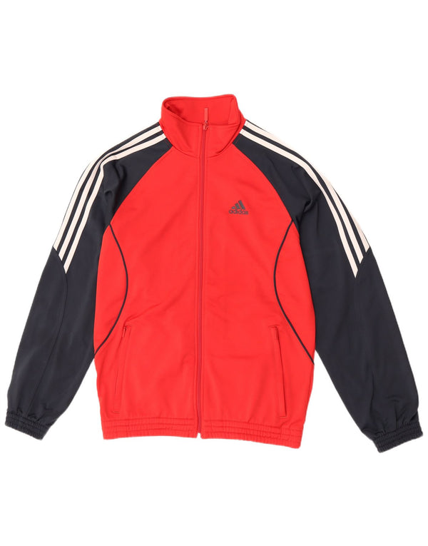 Adidas muška trenirka gornja jakna UK 34/36 mala crvena poliester u boji