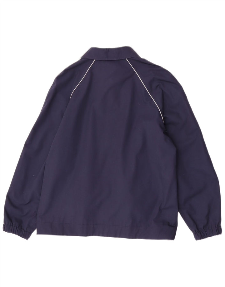 Vintage ženska reverzibilna bomber jakna EU 38 srednje tamnoplavi poliester