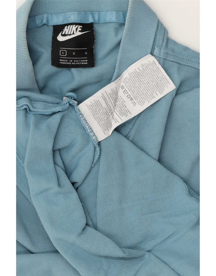 Nike muška polo majica Large Blue Cotton