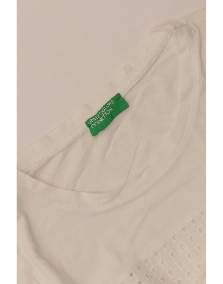Benetton ženska majica kratkih rukava UK 10 Small White