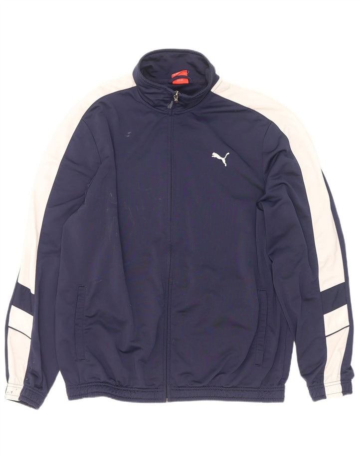 Puma muška gornja jakna trenirke XL tamnoplavi poliester u boji
