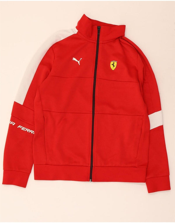 PUMA ženska gornja jakna Ferrari trenirke UK 10 Small Red Colourblock