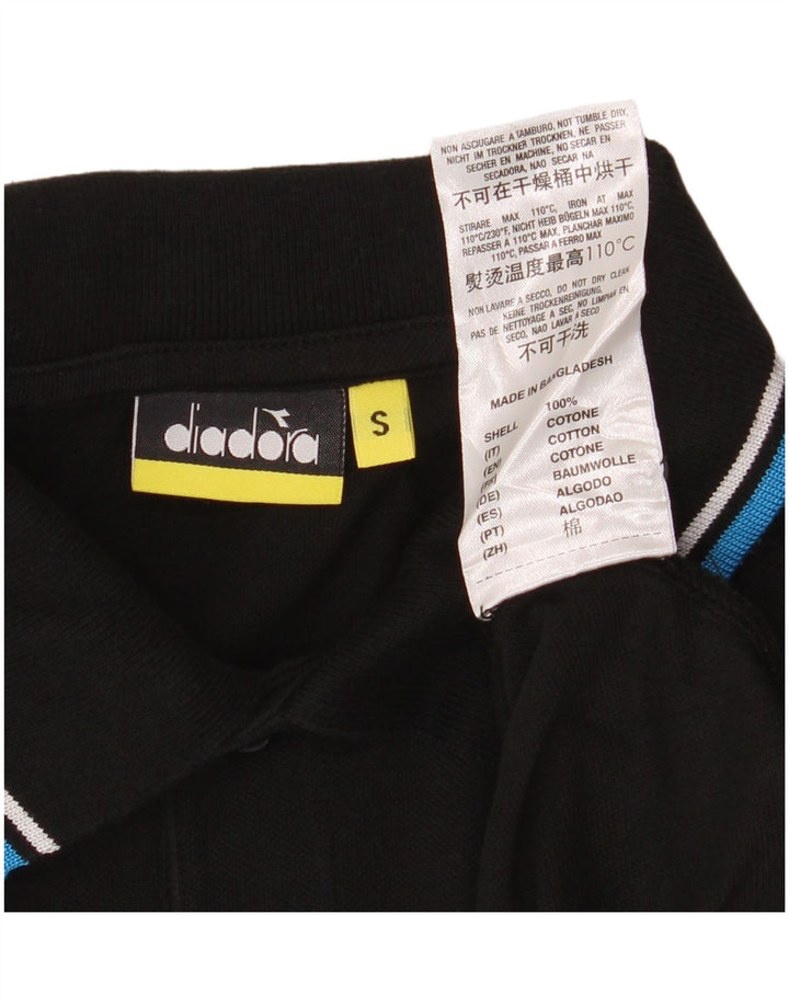 Diadora muška polo majica mala crna pamučna