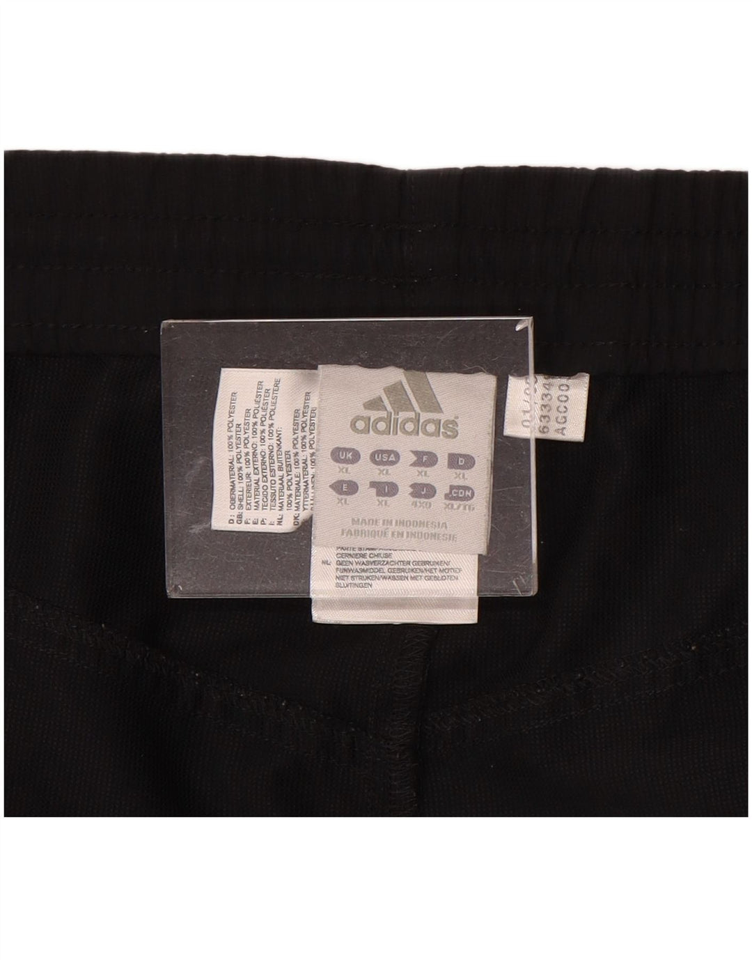 Adidas muške sportske kratke hlače XL crni poliester