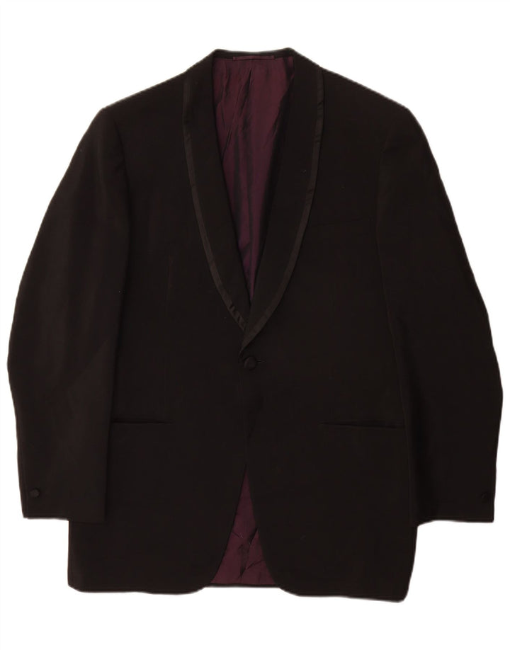 San Babila Mens Milano sako sa 1 dugmetom UK 40 Large Black