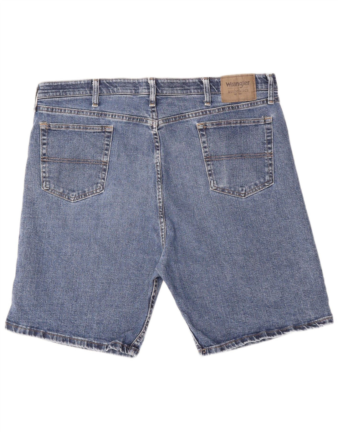 WRANGLER Mens Denim Shorts W40 XL  Blue Cotton