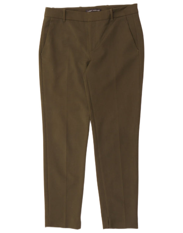 Zara ženske sužene chino hlače srednje veličine W28 L28 kaki
