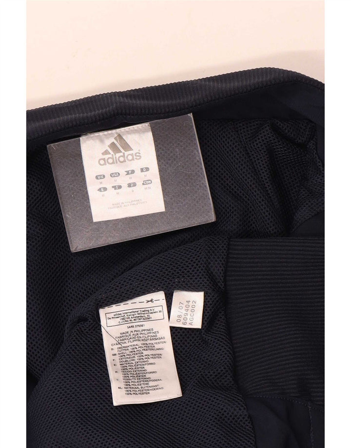 Adidas muška gornja jakna s grafičkim motivima srednje plave boje