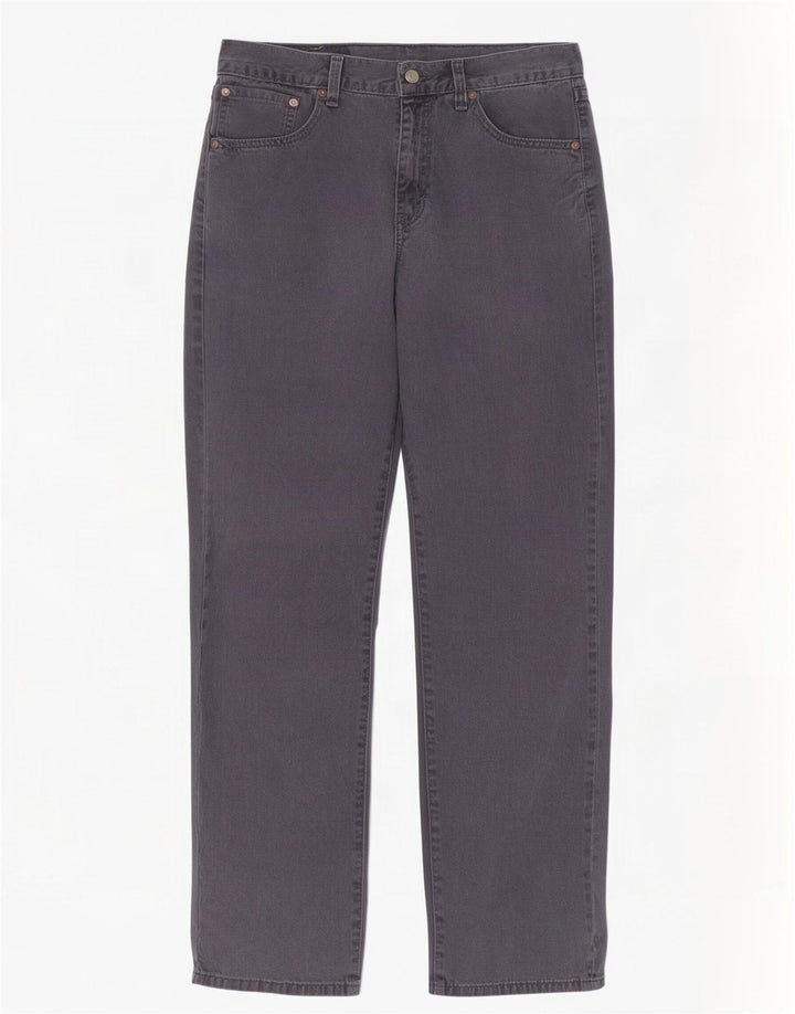 Levi's muške 581 ravne traperice W32 L32 sivi pamuk