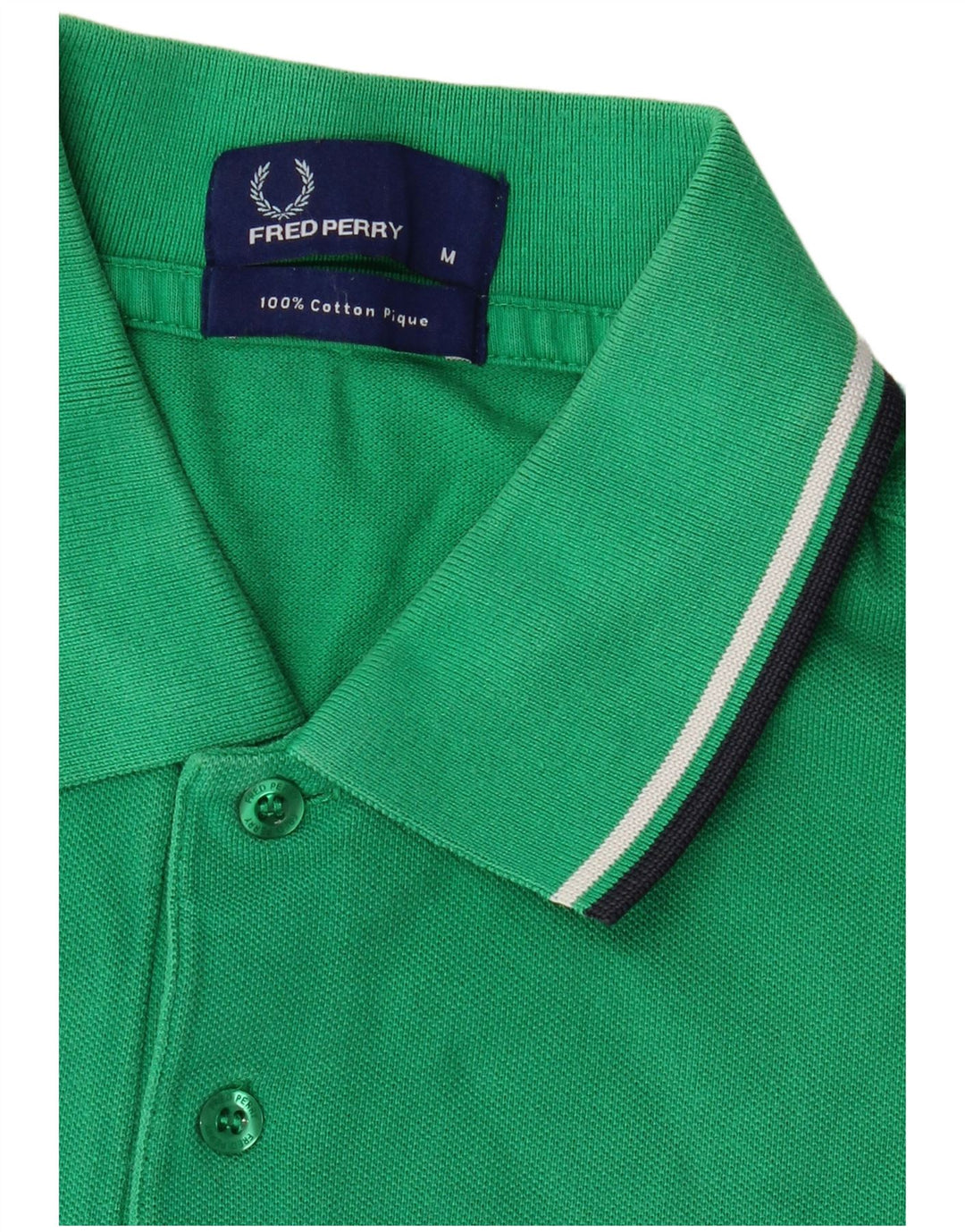 Fred Perry muška polo majica Srednje zeleni pamuk