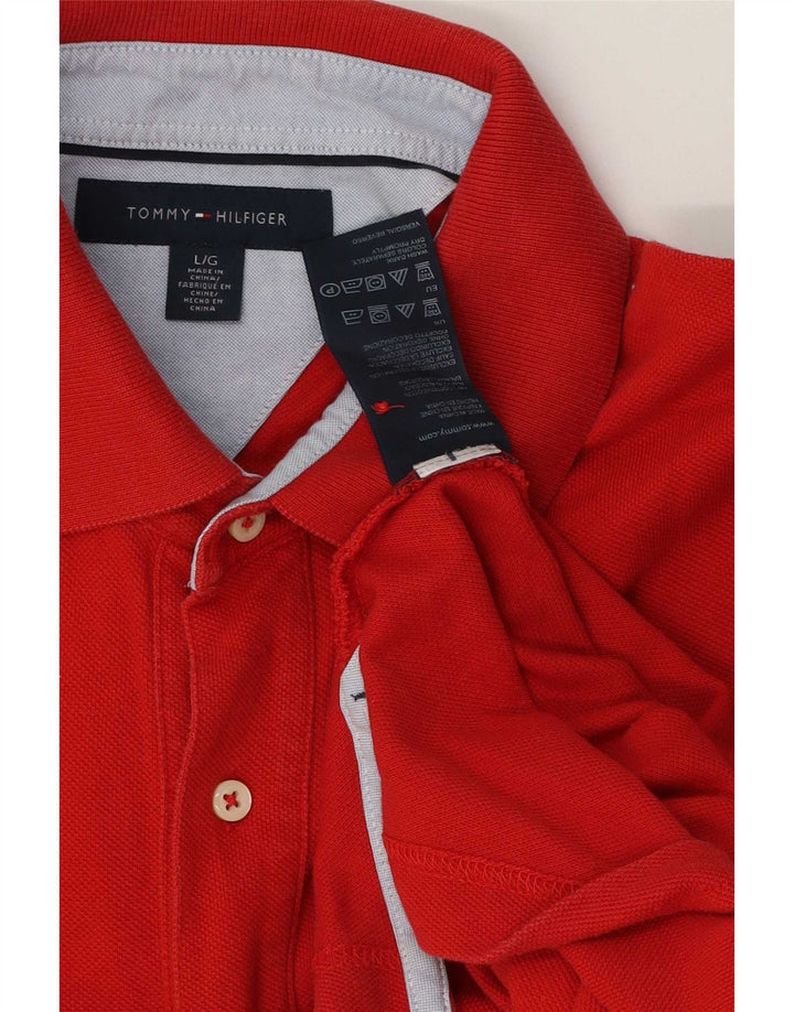 Tommy Hilfiger muška polo majica velika crvena pamuk