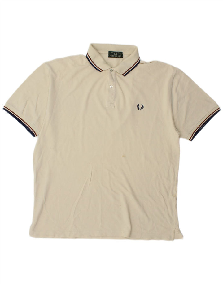 Fred Perry muška polo majica velika od bijelog pamuka