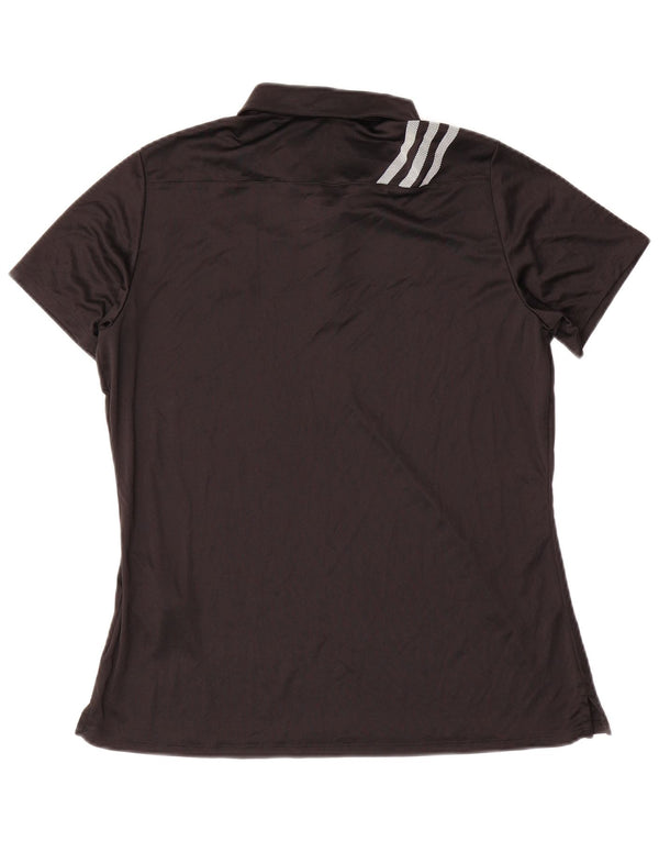 Adidas ženska polo majica UK 16/18 veliki crni poliester