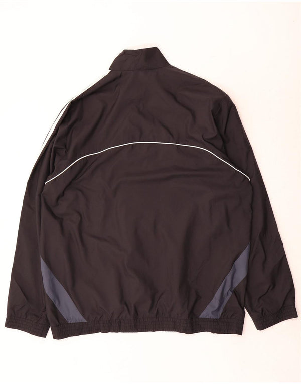 Adidas muška trenirka gornja jakna UK 46/48 XL crna poliesterska boja