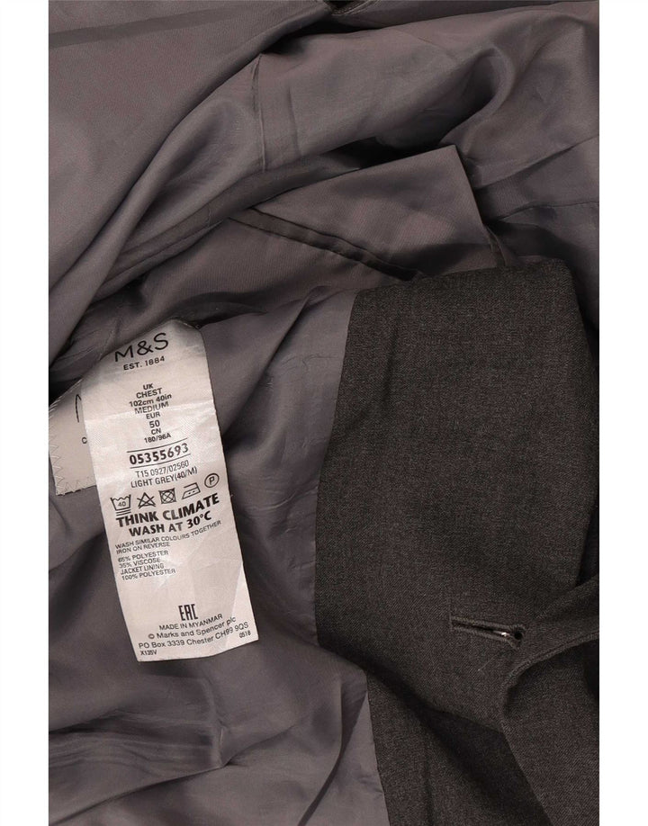 Marks & Spencer muška jakna sako s 2 gumba UK 40 srednje siva