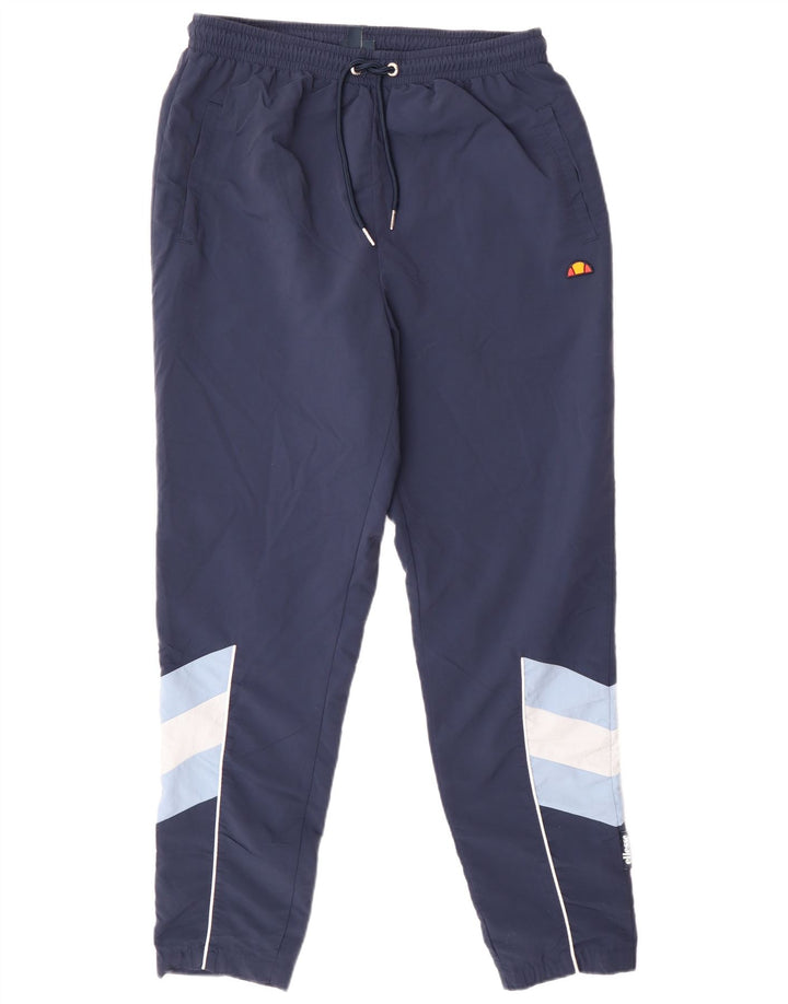 Ellesse muške hlače za trenirku srednje tamnoplave poliamidne boje