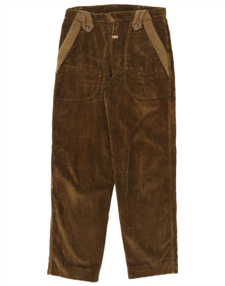 RITT Muške ravne hlače od samta W31 L29 Kaki