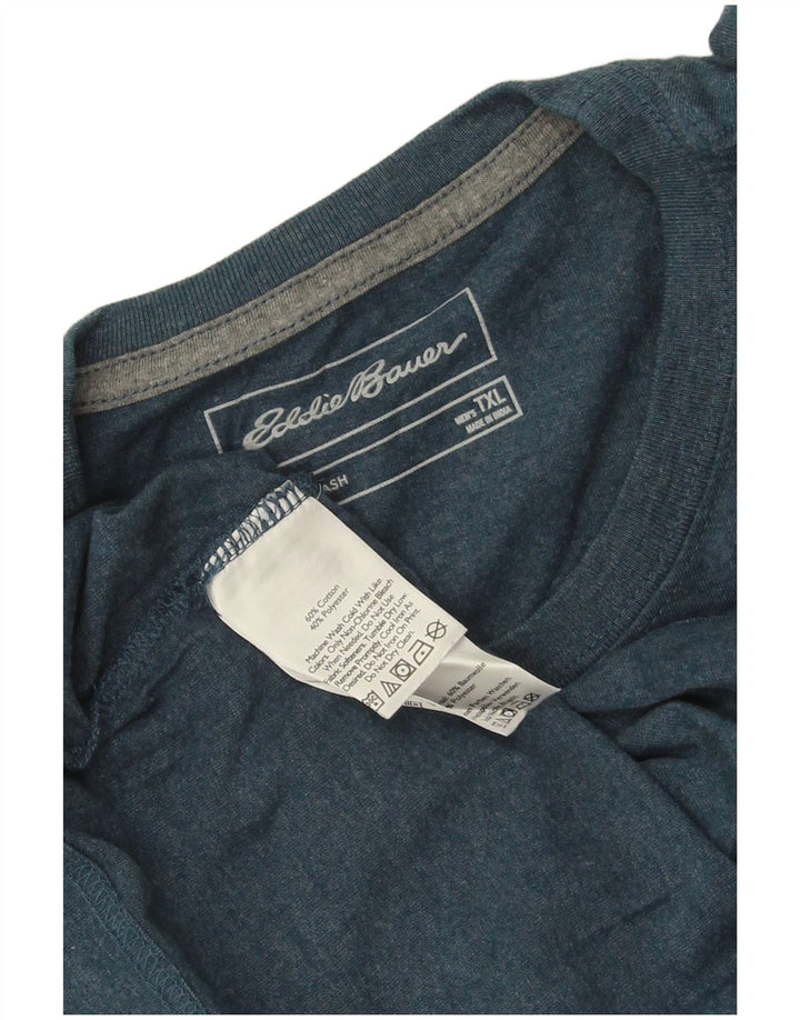 EDDIE BAUER Muška majica kratkih rukava XL plavi pamuk